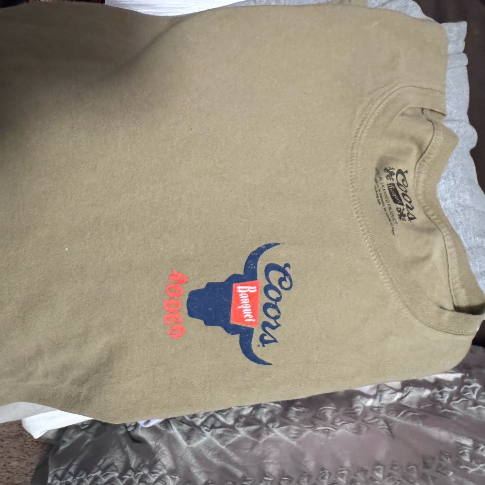 Coors Banquet Olive Green T-Shirt